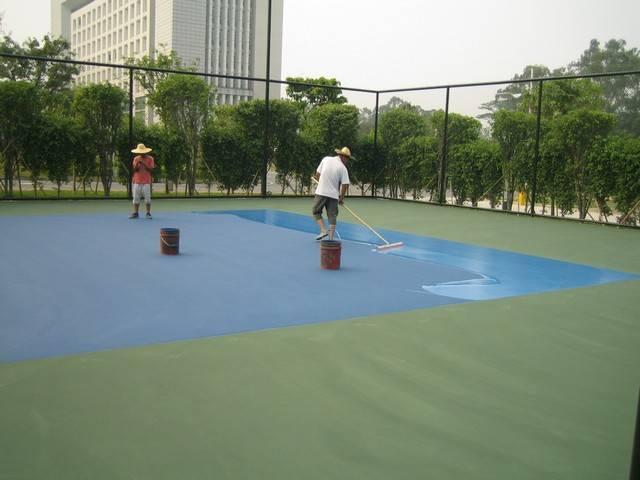 <a href=http://m.taijiali.cn target=_blank class=infotextkey>丙烯酸</a>球場(chǎng)面層施工