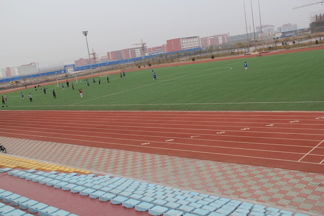 北京交通大學(xué)黃驊分校4*4<a href=http://m.taijiali.cn target=_blank class=infotextkey>塑膠跑道</a>工程實(shí)例