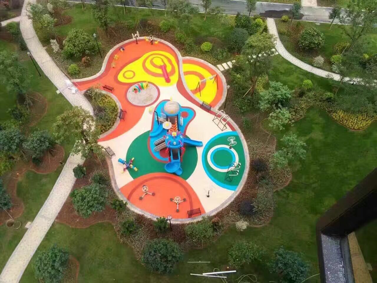廣東某小區(qū)EPDM運(yùn)動(dòng)場地