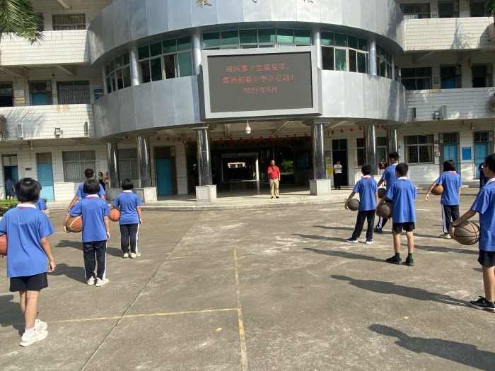 迎國家衛(wèi)生鎮(zhèn)復審，海洲初級中學在行動