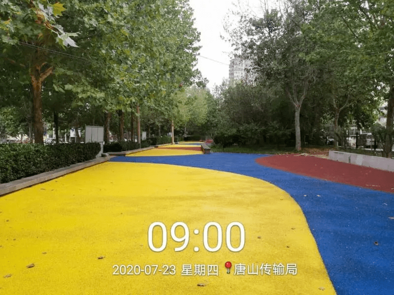唐山：25個(gè)公園廣場(chǎng)新<a href=http://m.taijiali.cn target=_blank class=infotextkey>塑膠跑道</a>已投入使用！
