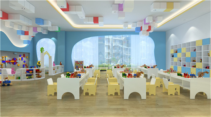 南方幼兒園室內(nèi)整體設計：建構(gòu)室