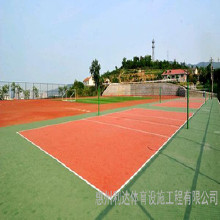 天津南開區(qū)丙烯酸籃球場(chǎng)地面施工橡膠運(yùn)動(dòng)地坪鋪設(shè)