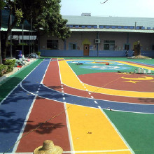 利達供應(yīng)水性硅PU ，水性丙烯酸材料、塑膠跑道，EPDM 材料廠家湖北武漢球場材料銷售施工一體，湖北材料廠家
